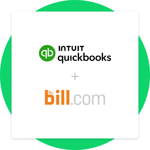 QuickBooks and bill.com work together.